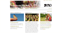 Desktop Screenshot of biodiversite2010.ch