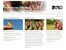 Tablet Screenshot of biodiversite2010.ch